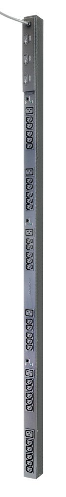 Блок распределения питания управляемый вертикальный Eurolan 60A-64-65-36BL