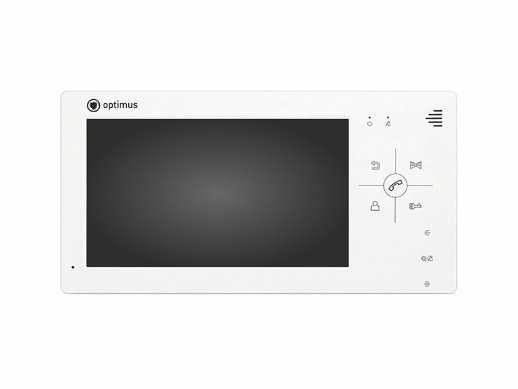 Монитор видеодомофона цветной Optimus VM-7.0 (белый)