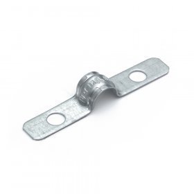 Скоба металлическая двухлапковая усиленная противопожарная СМДУ d8-9 мм отв. d 6,5 мм (100 шт) (PR13.02432)