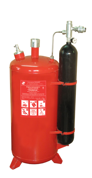 Модуль порошкового пожаротушения Пламя МПП(Н)-100-07 "Лавина"