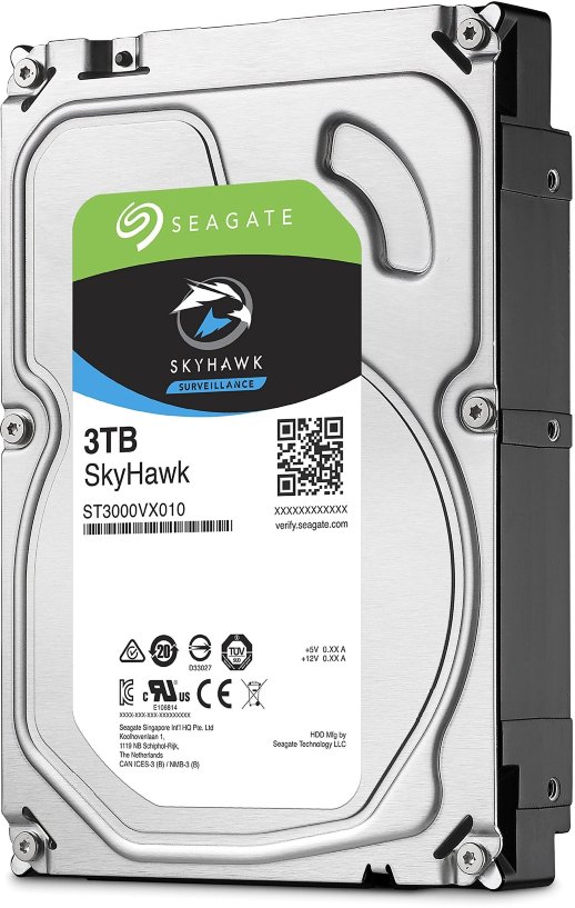 Жесткий диск (HDD) для видеонаблюдения Seagate HDD 3000 GB (3 TB) SATA-III Skyhawk (ST3000VX009)