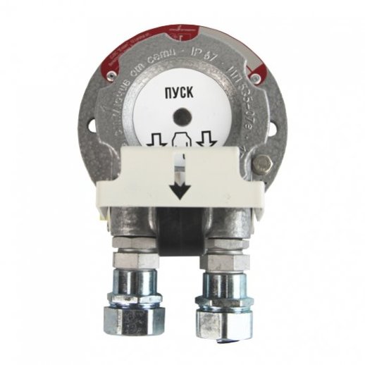 Извещатель пожарный ручной взрывозащищенный Эридан УДП 535-07е "Пуск", И1, серый, ШТ1/2"+ЗГ