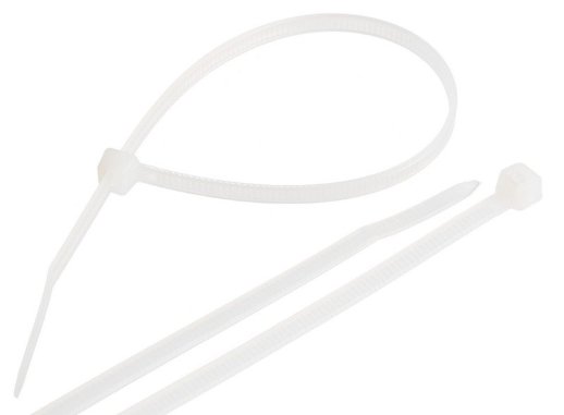 Стяжка нейлоновая неоткрывающаяся NIKOMAX NMC-CTN150-35-SL-WT-100 (100шт)