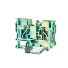 Клемма заземления, 2 точки подключения, 10 кв.мм (VPR-10-PE-YG)