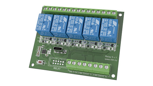 Реле адресное Контакт на 5 выходов (Type C)
