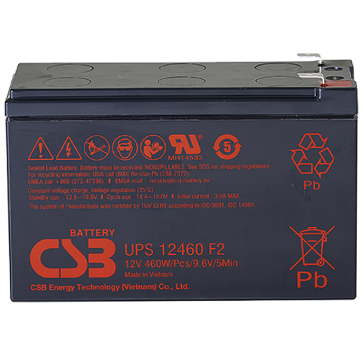 Аккумулятор герметичный свинцово-кислотный CSB CSB UPS 12460