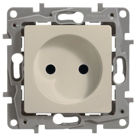 Розетка LegranD Розетка 2К ETIKA, слоновая кость (672320)