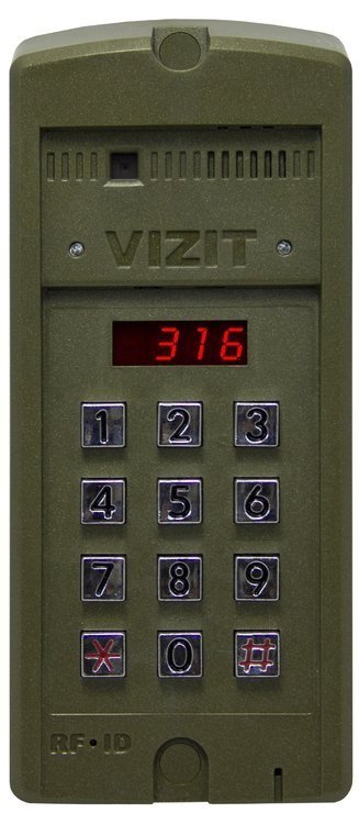 Вызывная панель аудиодомофона VIZIT БВД-316F