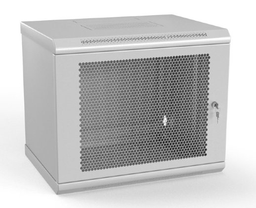 Шкаф настенный 19", 12U Hyperline TWL-1230-SD-RAL7035