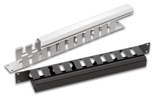 Горизонтальный кабельный органайзер LANDE LN-KDG-YKD-1UKZ-BL