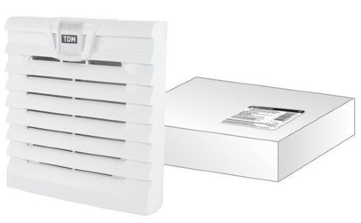 Вентиляционная решетка с фильтром для вентилятора TDM ЕLECTRIC Вентиляционная решетка с фильтром для вентилятора ВФУ SQ0832-0111 (152 мм)