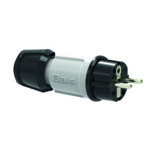 Вилка Schuko 16A 3p(2P+E) 250V IP44 серый MULTI-GRIP (7371)