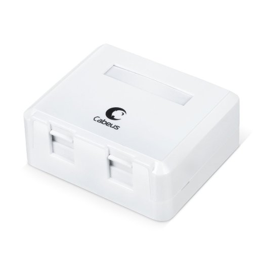 Корпус внешней настенной розетки на 2 Keystone CABEUS MB-2 (7446c)