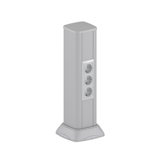 Миниколонна алюминиевая, 0.5 м, темно-серебристый металлик (19554)