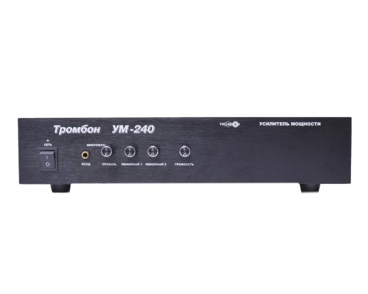 Усилитель мощности, 240 Вт ТРОМБОН Тромбон УМ-240(УМ4-240 класса D)