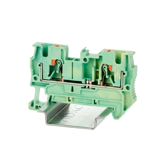 Клемма заземления, 2 точки подключения, 4 кв.мм (VPR-4-PE-YG)