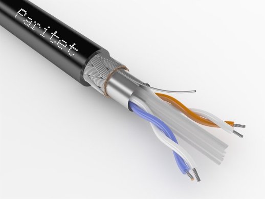 Кабели для промышленного интерфейса RS-485 одиночной прокладки Паритет КИС-П 2х2х0,6