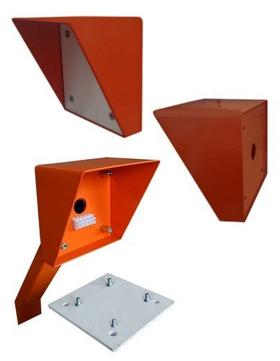 Кожух защитный Магнито-Контакт Кожух защитный от стойки для считывателя Аякс 150х150 мм, оранжевый
