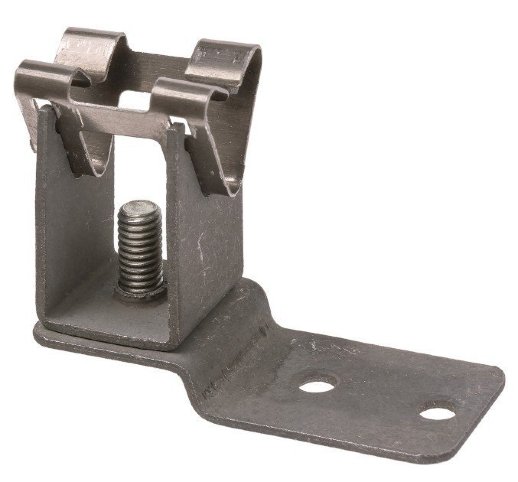 Держатель под черепицу стальной фиксатор для прута Ø8мм, основание 58мм TDM (SQ2402-3223)