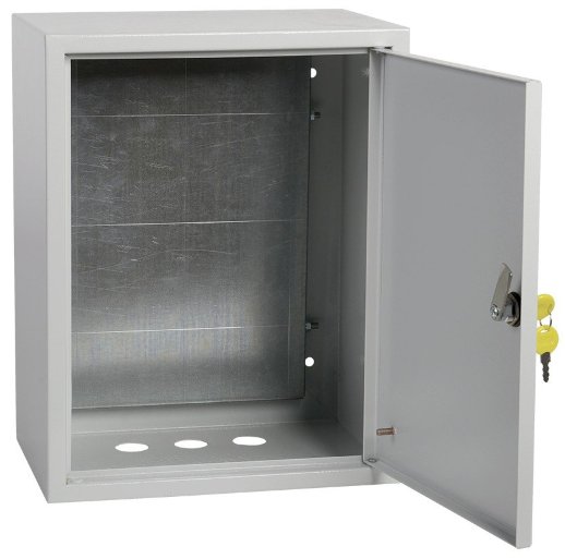 Шкаф металлический с монтажной платой IEK ЩМП-2-0 УХЛ3 IP31 GENERICA, 500х400х220 (YKM40-02-31-G)