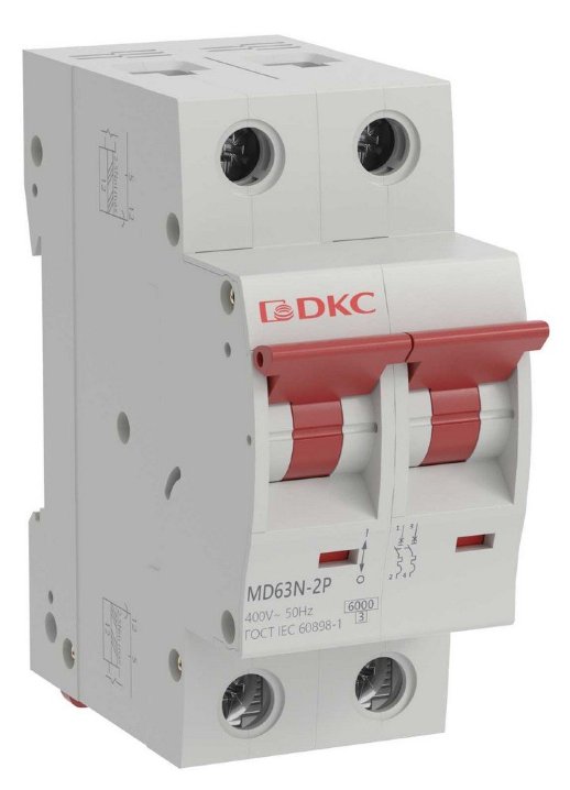 YON max MD63N 2P 50А 6кА C (MD63N-2PC50)