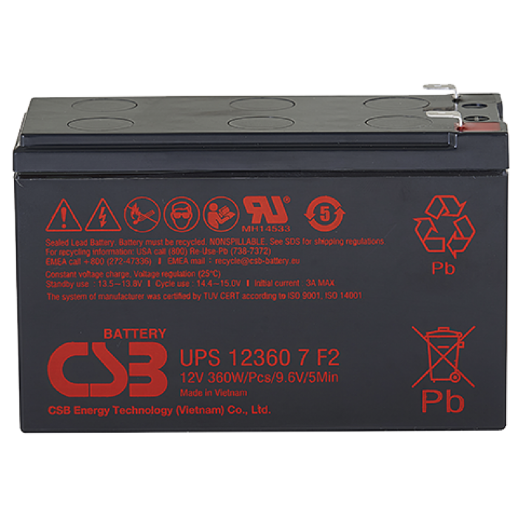 Аккумулятор герметичный свинцово-кислотный CSB CSB UPS 123607