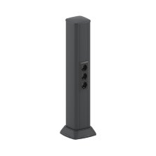 Алюминиевая колонна 0,71 м, цвет черный (09593)
