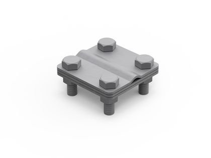 Соединитель пруток - полоса ДКС Соединитель пруток - полоса, 57х57 мм (NG3102)