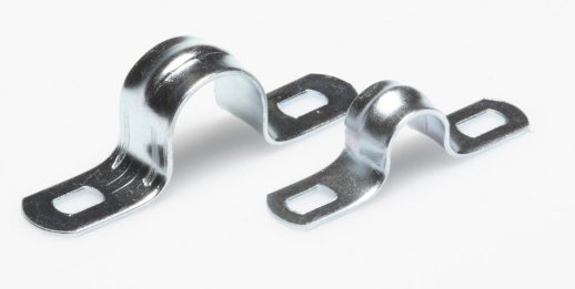 Скоба оцинкованная Экопласт Скоба двухлапковая D20 (100 шт) (43620)