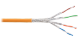 Кабель «витая пара» (LAN) для структурированных систем связи NIKOLAN S/FTP 4pair, Cat6а, Solid, In, LSZH (9350C-OR)