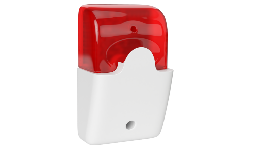 Сирена радиоканальная  SRC-01 868 МГц, красная (с БП)