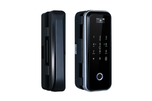 Замок электромеханический накладной биометрический Alarmico ALFL-06BW