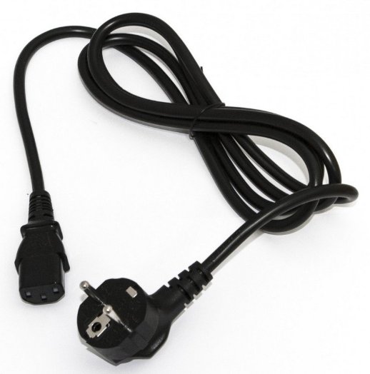 Кабель питания Hyperline PWC-IEC13-SHM-1.0-BK