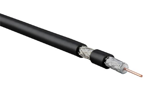 Кабель коаксиальный Hyperline COAX-RG6-CU-100