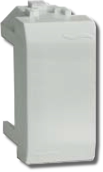 Заглушка для кабель-канала ДКС Заглушка Brava 1 модуль белая (76616B)