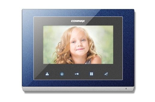 Монитор домофона цветной с функцией «свободные руки» Commax CMV-70S (синий)