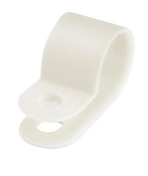 Серьга для кабеля D5 (белая)