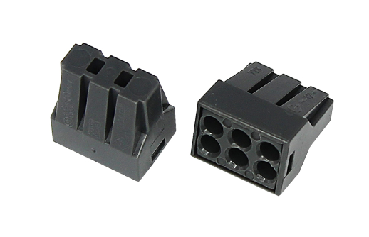 Клеммник для провода Rexant Экспресс-клемма с пастой, 6-проводная до 2,5 мм?, серая 773-306 REXANT (07-3060)