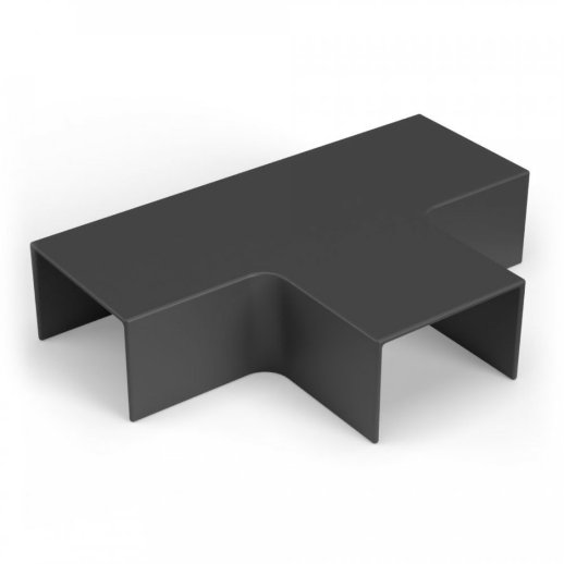 Т-образный угол 16х16 черный (PR08.12866) Промрукав