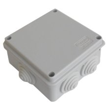 Коробка JBS100 100х100х55, 6 вых., IP55, серая (44007)