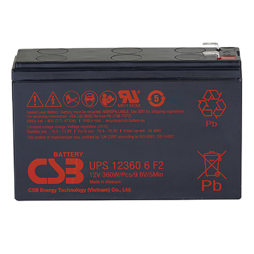 Аккумулятор герметичный свинцово-кислотный CSB CSB UPS 123606