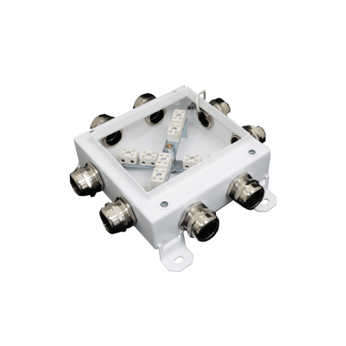 Коробка монтажная огнестойкая Гефест КМ-О (12к)-IP66 1212, 8 вводов