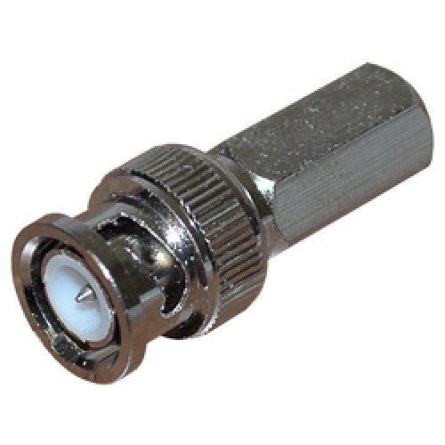 Разъем под коаксиальный кабель вилка Прочие зарубежные BNC RG-58 (штекер), накручивающийся