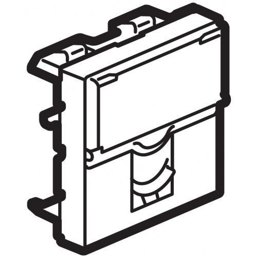 Розетка Mosaic RJ11 2 модуля (Famille 0512) LegranD LegranD 078731