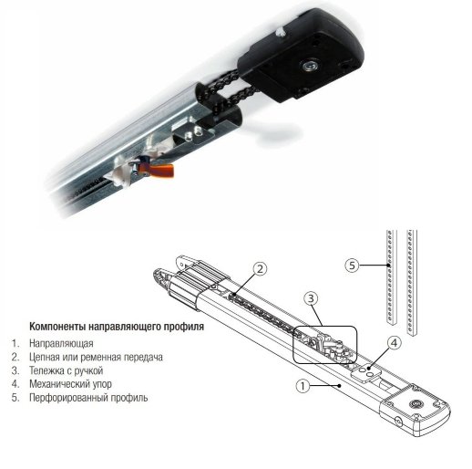 Профиль направляющий CAME CAME V0679