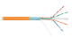 Кабель «витая пара» (LAN) для структурированных систем связи NIKOLAN F/UTP 4pair, Cat6, Solid, In, PVC (9240C-OR)