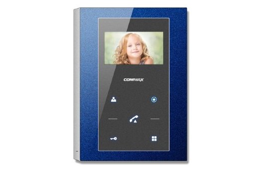 Монитор домофона цветной с функцией «свободные руки» Commax CMV-43S (синий)